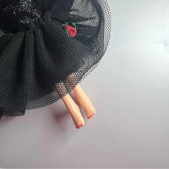 Barbie Doll Brunette 1958 Ponytail Reproduction 1993 Black Dress - Picture 7 of 10